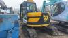 2002 JCB JZ70 7ton Excavator c/w rubber tracks, front blade, quick hitch - 7