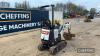 2017 Bobcat E10 Micro Digger c/w 2no. bucket - 7