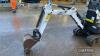 Bobcat E10 Mini Digger c/w expandable tracks - 2