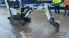 Bobcat E10 Mini Digger c/w expandable tracks - 4