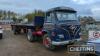 1964 Foden S34 Tilt Cab 4x2 Tractor Unit Reg. No. CHN 93B Chassis No. 55100 An older restoration fitted with 6cylinder diesel engine and complete with single axle flatbed trailer - 2