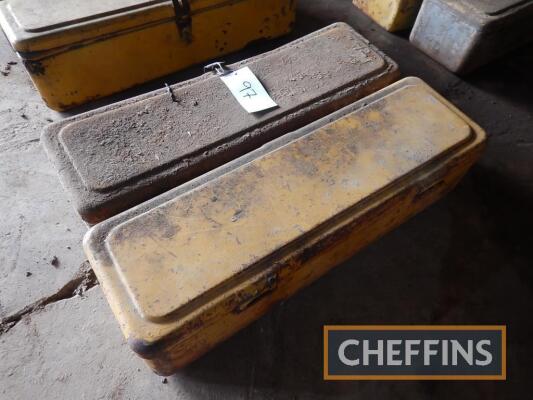 2no. Caterpillar D6/D7 toolboxes