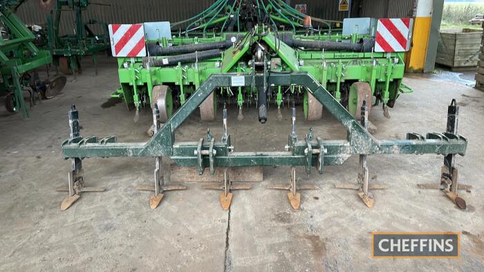 Keith Collingwood `Pancracker` 3.8m wide subsoiler suitable for working with above. Fitted with 6 adjustable subsoiler legs. Serial No. 2102