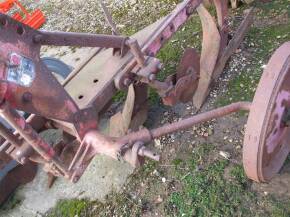 David Brown 2furrow plough c/w David Brown Rose emblem