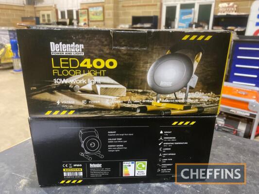 2no. Defender LED 400 Floor Lights UNRESERVED LOT