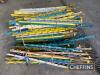 Qty of Plastic Electric Fence Stakes - 3