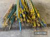 Qty of Plastic Electric Fence Stakes - 4