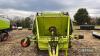 2007 Claas Quadrant 2200 trailed tandem axle baler with modified drawbar for hopper when baling chopped feed stocks Serial No. 73503137 Bale count: 38,630 - 3