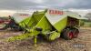 2007 Claas Quadrant 2200 trailed tandem axle baler with modified drawbar for hopper when baling chopped feed stocks Serial No. 73503137 Bale count: 38,630 - 4