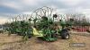 2021 Krone Swadro TC1370 trailed hydraulic folding 4rotor rake with Power Beyond hydraulic fittings, ISOBUS cable and hydraulic brakes on Vredestein 620/40R22.5 wheels and tyres Serial No. WMKKS403C01059134 - 4