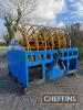 2016 A-frame mounted heavy duty farm made hydraulic driven pipe reeler designed for c.1,200m x 6ins slurry pipe (no pipe with this lot)