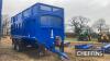 2020 Bailey 18tonne tandem axle steel monocoque trialer with silage sides, rear steer axle, sprung drawbar and axles, air and hydraulic brakes, hydraulic tailgate, rear push bar and drawbar on 600/55R26.5 wheels and tyres Serial No. 2029318