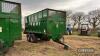 2013 Bailey 14tonne tandem axle steel monocoque trailer with silage sides, hydraulic tailgate, rear push bar, sprung drawbar and axle on Alliance 560/60R22.5 wheels and tyres Serial No. 11939