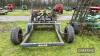 Flexi Coil Press Frame c/w transport wheels and front leading tines - 6