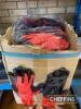 120no. Prs of Nitrile Coated Gloves (Red/Black) - 5