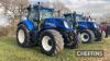 2019 NEW HOLLAND T7.190 50kph 4wd TRACTOR Fitted with front linkage and PTO, New Holland cab pack and 16no. LED working lights on 710/70R38 rear and 600/65R28 front wheels and tyres. One owner from new Reg. No. SF19 FYT Serial No. HACT7190HKE103034 Ho