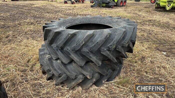 2no. 20.8R38 Vredestein tyres, one unused