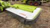 2019 Claas 9400 Disco Duo hydraulic folding rear mounted mower conditioner with 2019 Claas 3200FC Disco mower conditioner with reverse drive hydraulic end flaps and extra rear skids. Can be used as a conventional triple mower set Rear serial No. 6601112 - 5