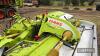 2019 Claas 9400 Disco Duo hydraulic folding rear mounted mower conditioner with 2019 Claas 3200FC Disco mower conditioner with reverse drive hydraulic end flaps and extra rear skids. Can be used as a conventional triple mower set Rear serial No. 6601112 - 8