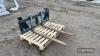 Pallet Forks to fit front loader - 4