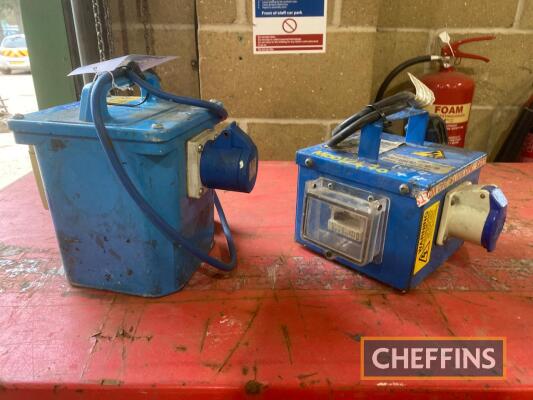 2no. RCD Boxes blue