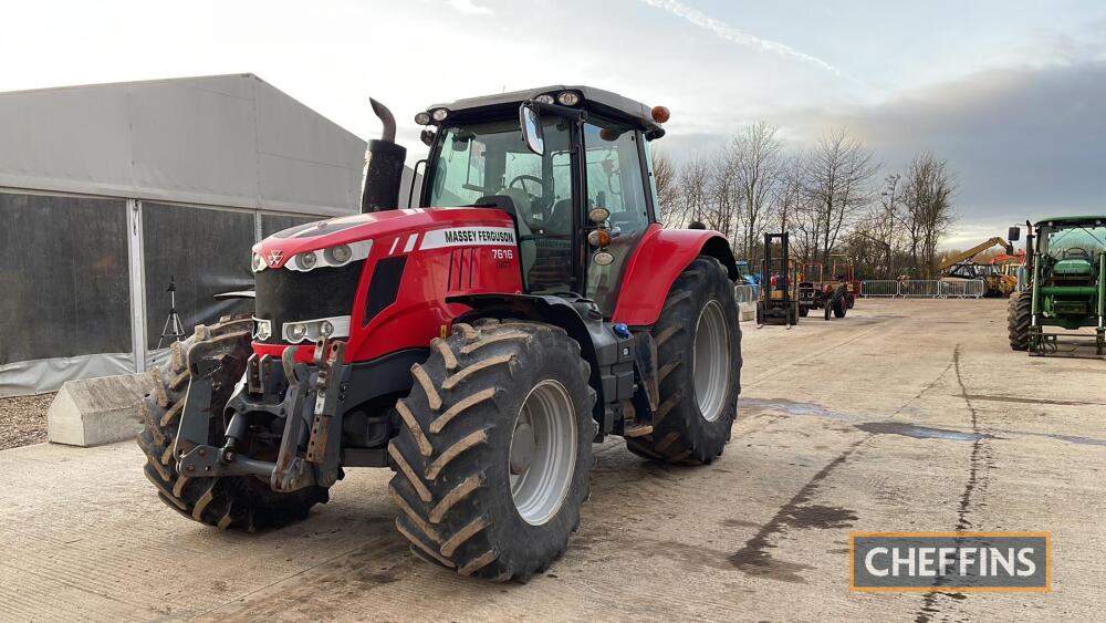 Massey Ferguson 7616 Dyna 6 Tractor c/w front suspension, front linkage ...