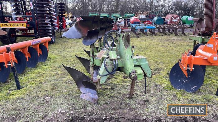 Dowdeswell DP8B 4 Furrow Plough c/w rear disc & depth wheel