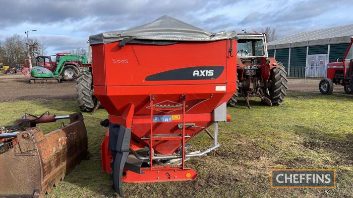 Kuhn Axis 50.1W Fertiliser Spreader c/w manual & control box in office