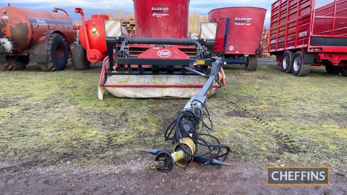 2006 Vicon KMT 3001 Mower Conditioner 3m cut, 8 cutting discs, 3 blades per disc, rear conditioner