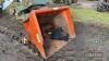 B.O.M Hydraulic Drive Feeder Bucket fits skid steer loader - 8