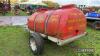 Western Water Bowser 2000ltr c/w electric pump - 7