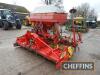 Accord Pneumatic DA drill with bout markers, tramlining kit and following harrows mounted to 2010 Pottinger Lion 301 power harrow with crumbler roller, 3m c/w pto, control box and manual Drill Serial No. 024604 Power Harrow Serial No. VBP00087310106223 - 3