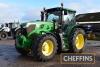 2013 JOHN DEERE 6140R AutoQuad 40kph 4wd TRACTOR Fitted with 2016 Degenhart front linkage and front suspension on BKT Agri Max RT657 650/65R38 rear and BKT Agri Max RT657 540/65R28 front wheels and tyres. On farm from new c/w manual and key Reg. No. PE1 - 3