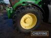 2013 JOHN DEERE 6140R AutoQuad 40kph 4wd TRACTOR Fitted with 2016 Degenhart front linkage and front suspension on BKT Agri Max RT657 650/65R38 rear and BKT Agri Max RT657 540/65R28 front wheels and tyres. On farm from new c/w manual and key Reg. No. PE1 - 14