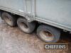 Graham Edwards FB3512T tri-axle 12x6ft dropside trailer Serial No. 91291009 - 9