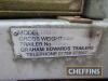 Graham Edwards FB3512T tri-axle 12x6ft dropside trailer Serial No. 91291009 - 10