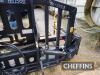 2022 JCB Agri hydraulic folding fork with tine guard (JCB brackets) c/w manual Serial No. B0225032 - 6