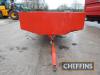 Tandem axle 27ft flat bed trailer on 385/65R22.5 wheels and tyres - 2