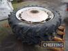 2no. 12.4R46 Taurus rear wheels and tyres, to fit John Deere 10 series - 2