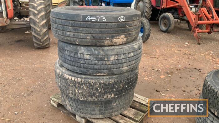 4no. 315/70/225 Tyres UNRESERVED LOT