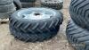 Pr. of 300-95-R46 Case Rowcrop Wheel & Tyres - 3