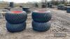 4no. 600/55-26.5 Floatation Wheels & Alliance Tyres 8 Stud Rims to fit Sam sprayer - 3