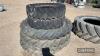 Qty of Tractor Tyres UNRESERVED LOT