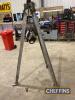 Man Hoist Tripod c/w fall arrest winch - 2