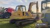 2005 KOMATSU PC95R 360° METAL TRACKED EXCAVATOR Fitted with quick hitch, front dozer blade and offered with 1no. bucket Serial No. 21D5220334 Hours: 7,620 - 6