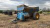 West 2000 Dual Spreader trailed single axle muck spreader (for spares or repair) - 3