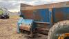 West 2000 Dual Spreader trailed single axle muck spreader (for spares or repair) - 8