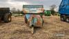 West 2000 Dual Spreader trailed single axle muck spreader (for spares or repair) - 2