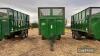 2013 Bailey 14tonne tandem axle steel monocoque trailer with silage sides, hydraulic tailgate, rear push bar, sprung drawbar and axle on Alliance 560/60R22.5 wheels and tyres Serial No. 11942 - 2