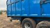 2008 Bailey 14tonne tandem axle steel monocoque trailer with hydraulic tailgate, air and hydraulic brakes, sprung drawbar and axles and push bar on 560/60R22.5 wheels and tyres Serial No. 7381 - 13